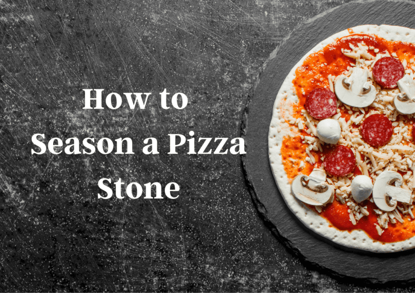 how to season a pizza stone