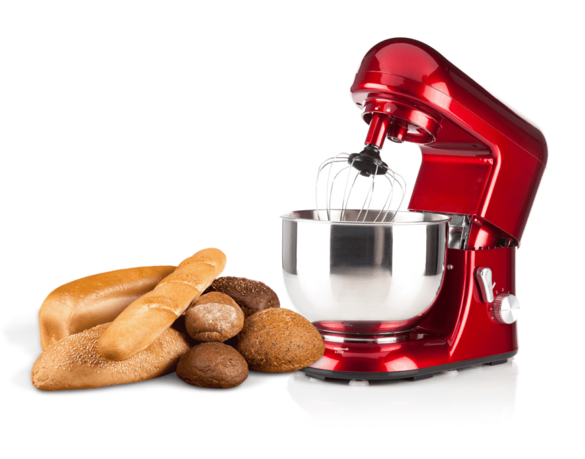 This is best KitchenAid mixer for bread doug in red color, tilt head design.