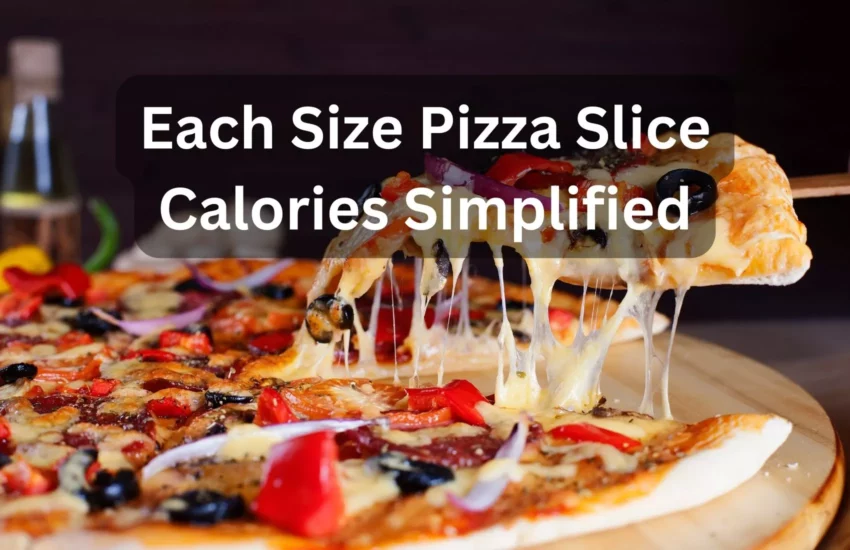 How many calories does a slice of pizza have