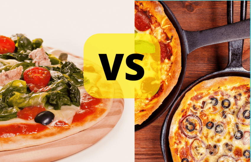 it's a complete comparison of pizza stone vs pan